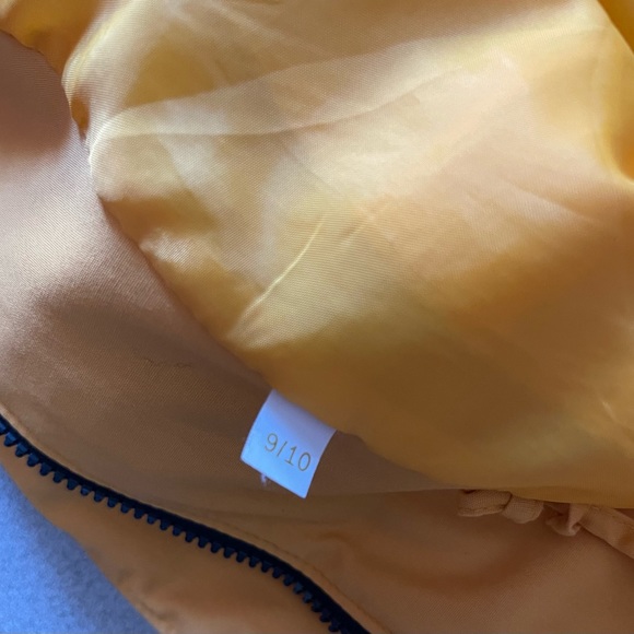 Vintage Thunder Bay Yellow Windbreaker Jacket Size 9/10 - Picture 13 of 16